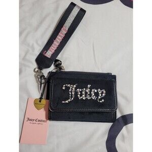 Juicy Couture All That Glitters Wristlet With Rhinestones